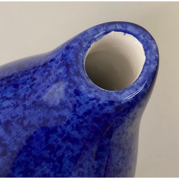 World Market Tea For One Blue Floral Ceramic Teapot/Cup Combo Stackable - Picture 10 of 14